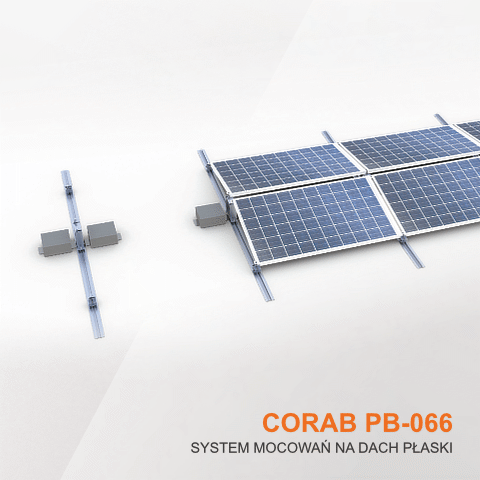 Corab PB-066 system mocowania dachy płaskie